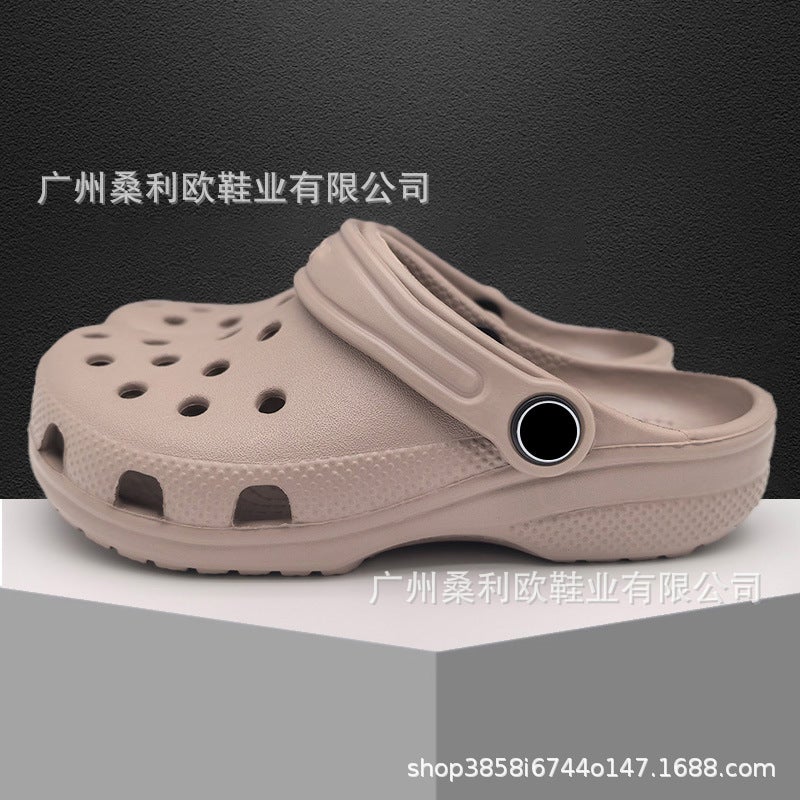 Unisex Breathable Waterproof Non-Slip EVA Clogs Closed Toe Summer Sandals - Image 4