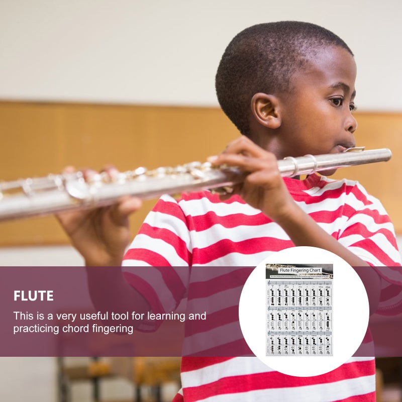 Practical Flute Finger Guide Chart Useful Flute Chord Chart for Flute Beginners - Image 4