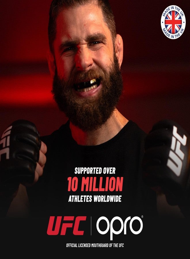 أوبرو واقي الفم OPRO الفوري المصمم خصيصًا لرياضة UFC، واقي فم لأطباء الأسنان يتميز بتقنية تركيب ثورية لتوفير أقصى درجات الراحة والحماية والملاءمة، واقي للثة للملاكمة وفنون القتال المختلطة (وايت سترايك، للبالغين) - Image 2