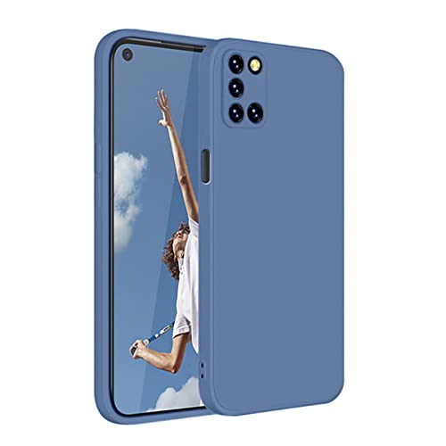 LIRAMARK Silicone Soft Back Cover Case for Oppo A52 / Oppo A72 / Oppo A92 (Silicone Blue) - Image 1