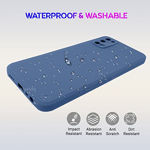 LIRAMARK Silicone Soft Back Cover Case for Oppo A52 / Oppo A72 / Oppo A92 (Silicone Blue) - Image 5