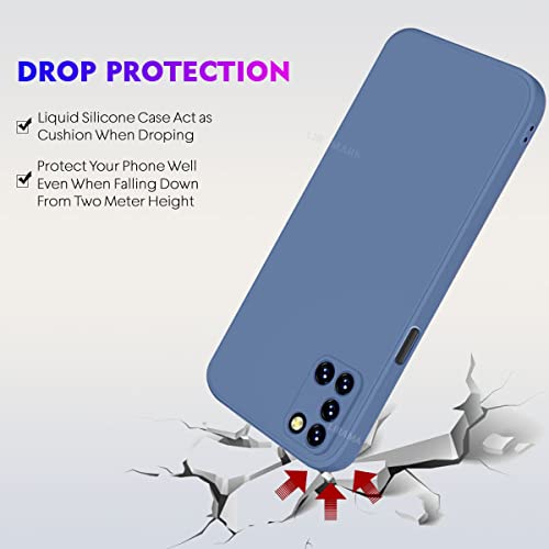 LIRAMARK Silicone Soft Back Cover Case for Oppo A52 / Oppo A72 / Oppo A92 (Silicone Blue) - Image 4
