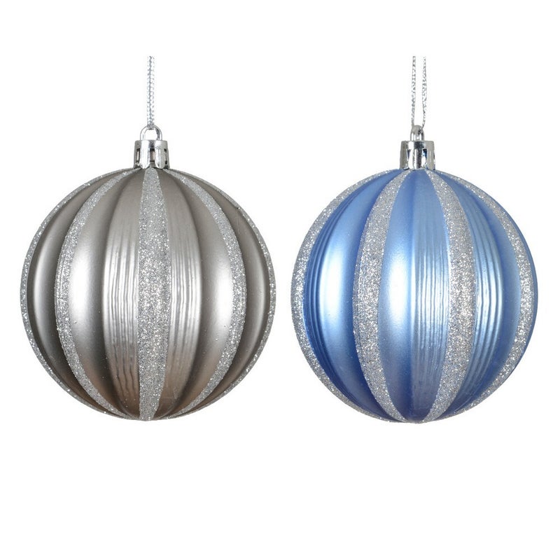 Kaemingk Matte Christmas Bauble Plastic Ornament,  for Indoor & Outdoor Tree Decoration – 8cm 1 Piece Assorted - Image 1