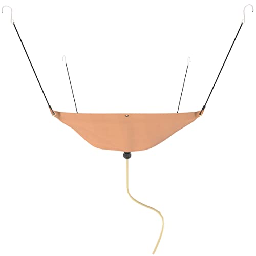 Tredre Ceiling Leak Diverter, Heavy Duty 420D Oxford Fabric Roof Ceiling Leak Drip Diverter Tarp with 10ft Drain Hose, Khaki, 3' x 3' - Image 1