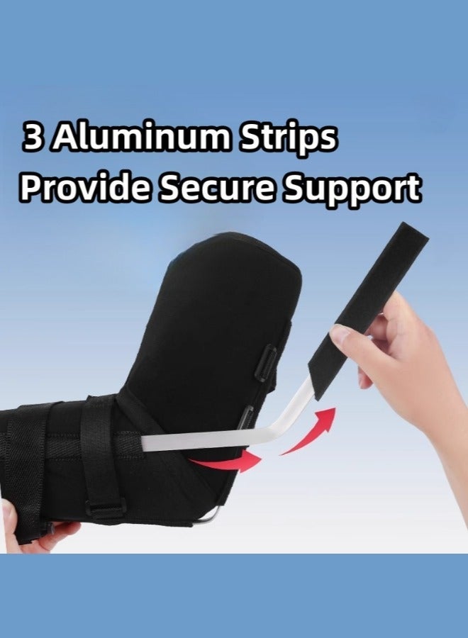 general Arm Sling Shoulder Immobilizer,Posterior Long Arm Splint - Elbow Immobilizer Right or Left Forearm Brace with Sling for Fractures, Post-Surgery Recovery, Tendonitis, Bursitis, and Ulnar Nerve Entrapment Relief - Image 2