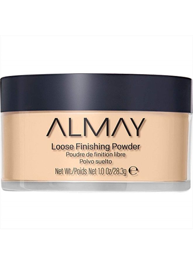 Almay Setting Powder, Face Makeup, Matte Loose Powder, Hypoallergenic, Cruelty Free, 200 Light Medium, 1 Oz - Image 1