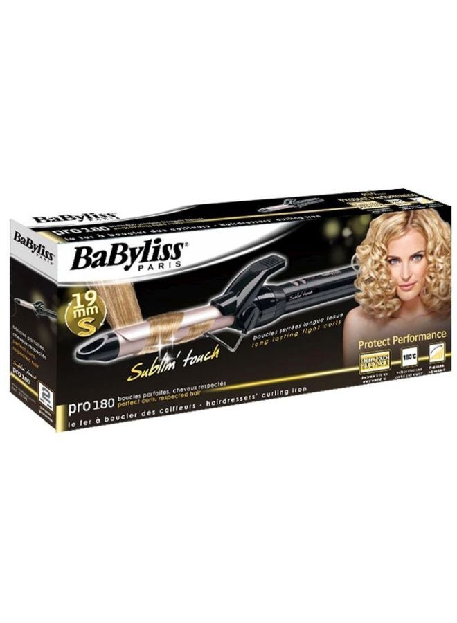 BaByliss Pro 180 Tong Hair Curler Black/Pink - Image 3