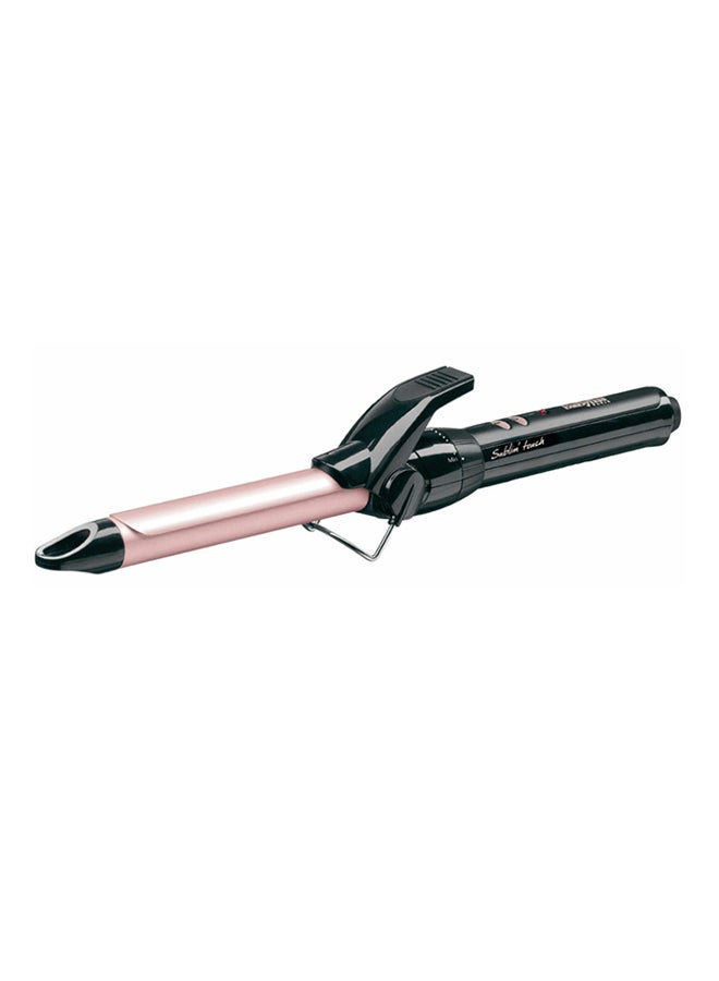 BaByliss Pro 180 Tong Hair Curler Black/Pink - Image 1