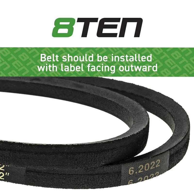 8TEN Drive Belt for Husqvarna Poulan 584293701 PP105G30 PB301 PB30 30-Inch Deck Walk Behind Mowers - Image 3