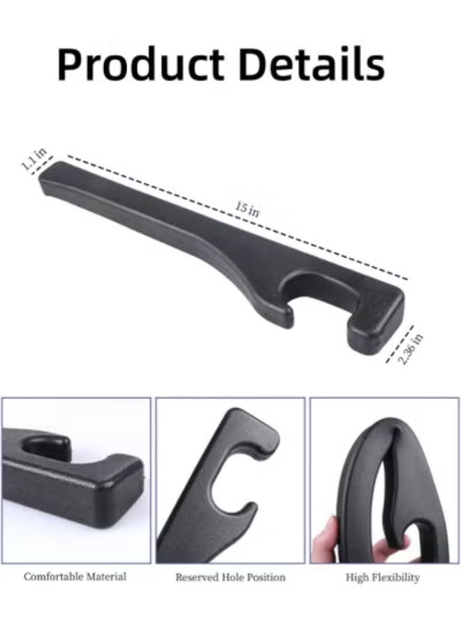COYO Car Seat Gap Filler 2 Pack, Universal Fit PU Leather Car Seat Gap Plug to Fill The Gap Between Seat and Console, Car Seat Crevice Blocker Stop Things from Dropping - Image 3