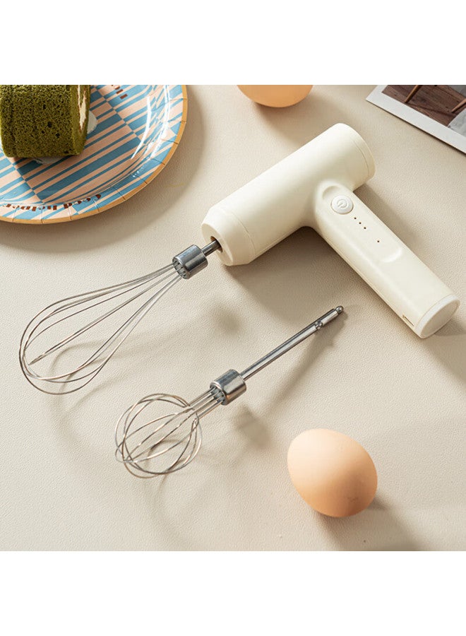 Cookss Electric Handheld Whisk, Wireless Egg Beater, Home Use Mixer, Cream Whipper, Baking And Baby Food Tool - Image 2