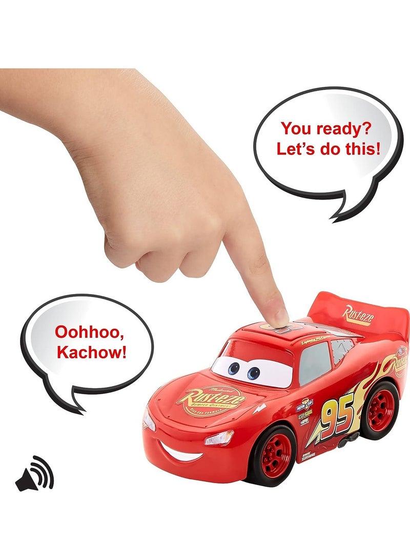 Mattel Pixar Track Talkers Toy Car, Lightning McQueen Car, Collectible Character Car, 5.5 Inch  - Image 2