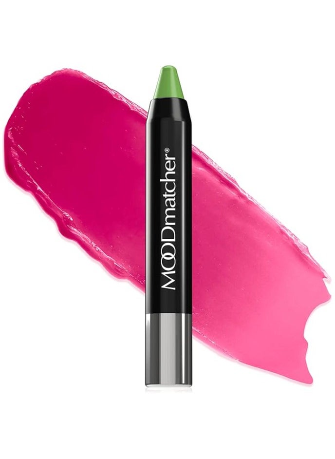 MOOD MATCHER Mood Matcher Color-Changing Lipstick Twist Stick – Green, 12-Hour Wear, 2.9g  - Image 1