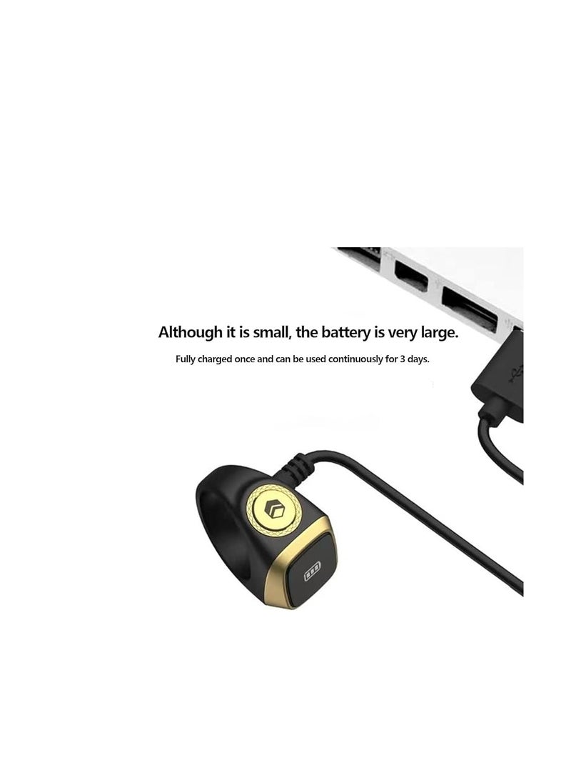 I47 Smart tasbeeh ring 18 mm  - Image 3