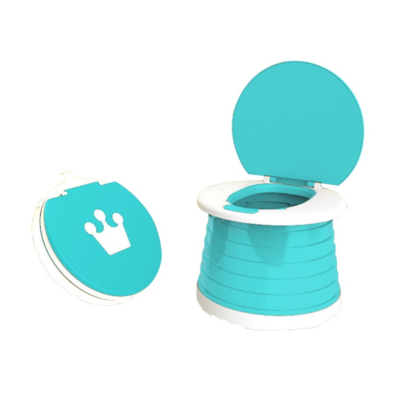 Foldable Baby Toilet: BPA-Free Premium PP Material, Spine-friendly Design, Compact Portable Stool - Health-protective, Easy Setup for Emergency Outdoor Use, Home Travel Camping - Image 1