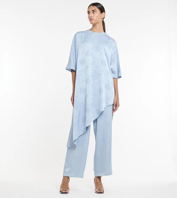 BCBG BCBG Jacquard Long Asymmetric Top