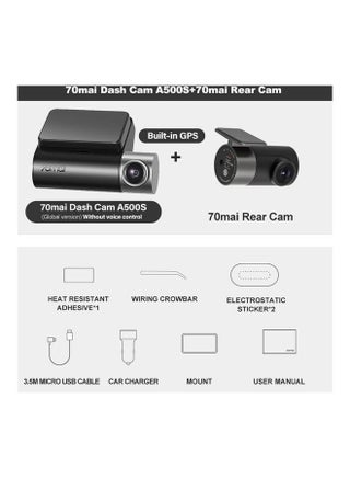 Dash Cam Pro Plus and Rear Camera Set - view 3
