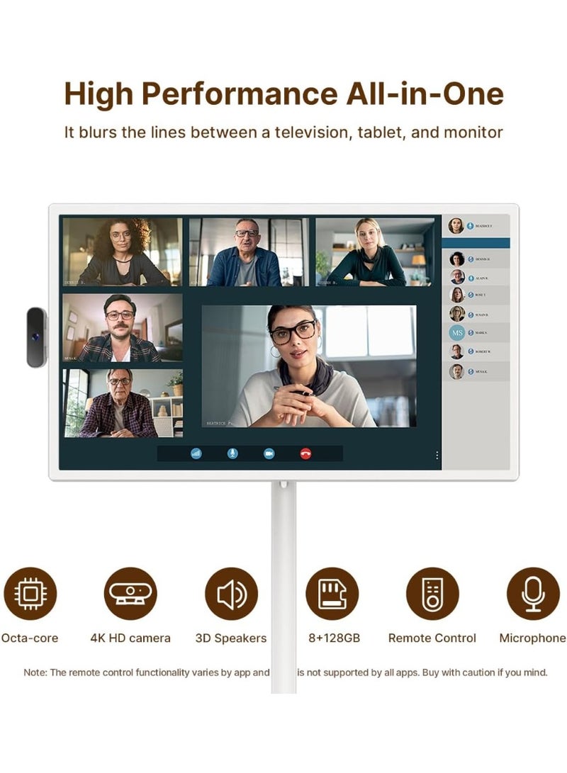 32-Inch Portable Smart Touchscreen Monitor | 1080p FHD Display with LG Incell Technology, Android OS, Built-in Battery, Full Rotation & Remote Control  - Image 5