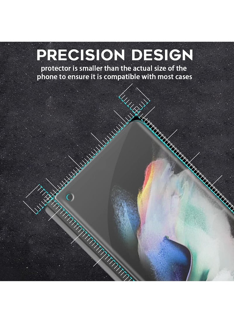 KASTWAVE - Screen Protector for Samsung Galaxy Z Fold 4 5G, Full Coverage HD Clear Film Anti-Bubble Touch Sensitive Easy Install Anti Scratch Soft Protective 3 Set - Image 1