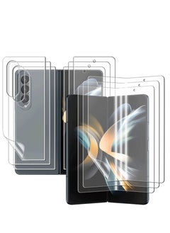 KASTWAVE Screen Protector for Samsung Galaxy Z Fold 4 5G, Full Coverage HD Clear Film Anti-Bubble Touch Sensitive Easy Install Anti Scratch Soft Protective 3 Set  - Image 1