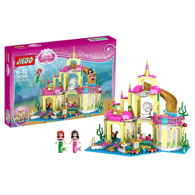 مكعبات الأميرة و القلعة المائية 353 قطعة - JG366