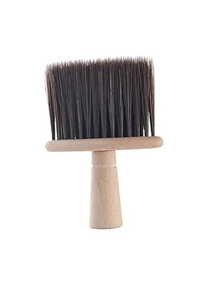 Wooden Handle Barber Neck Duster Hair Removal Brush Kit Portable Salon Hair Cutting Tool - Image 1