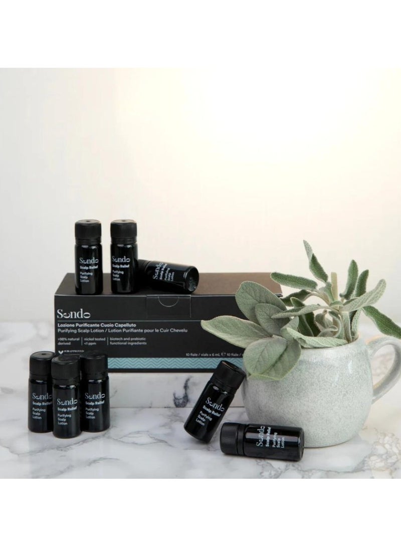 Sendo Scalp Relief Purifying Scalp Lotion Relieving Flaky Scalps 10*6ml - Image 2