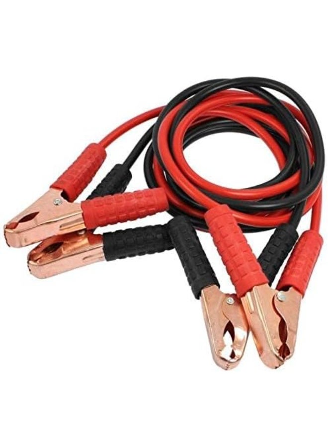 كابلات توصيل بطارية سيارة - قوة 600 أمبير للأعمال الشاقة - سلك قوي واحترافي لتقويمة البطارية - كلبسات معزولة لـ أمان فائق وسهولة استخدام يومية - Image 2