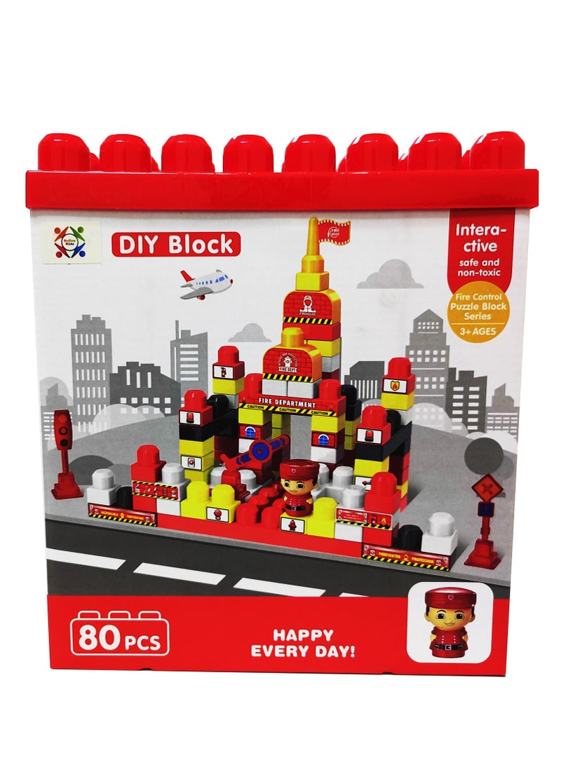 ROLL UP KIDS كتل رولاب للأطفال 80 قطعة تعليمية، إبداعية وتعلم ملاحظاتي للأولاد - Image 1