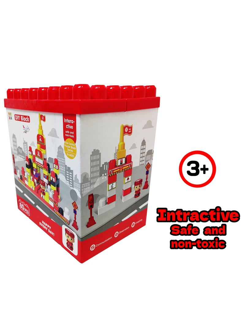 ROLL UP KIDS كتل رولاب للأطفال 80 قطعة تعليمية، إبداعية وتعلم ملاحظاتي للأولاد - Image 2