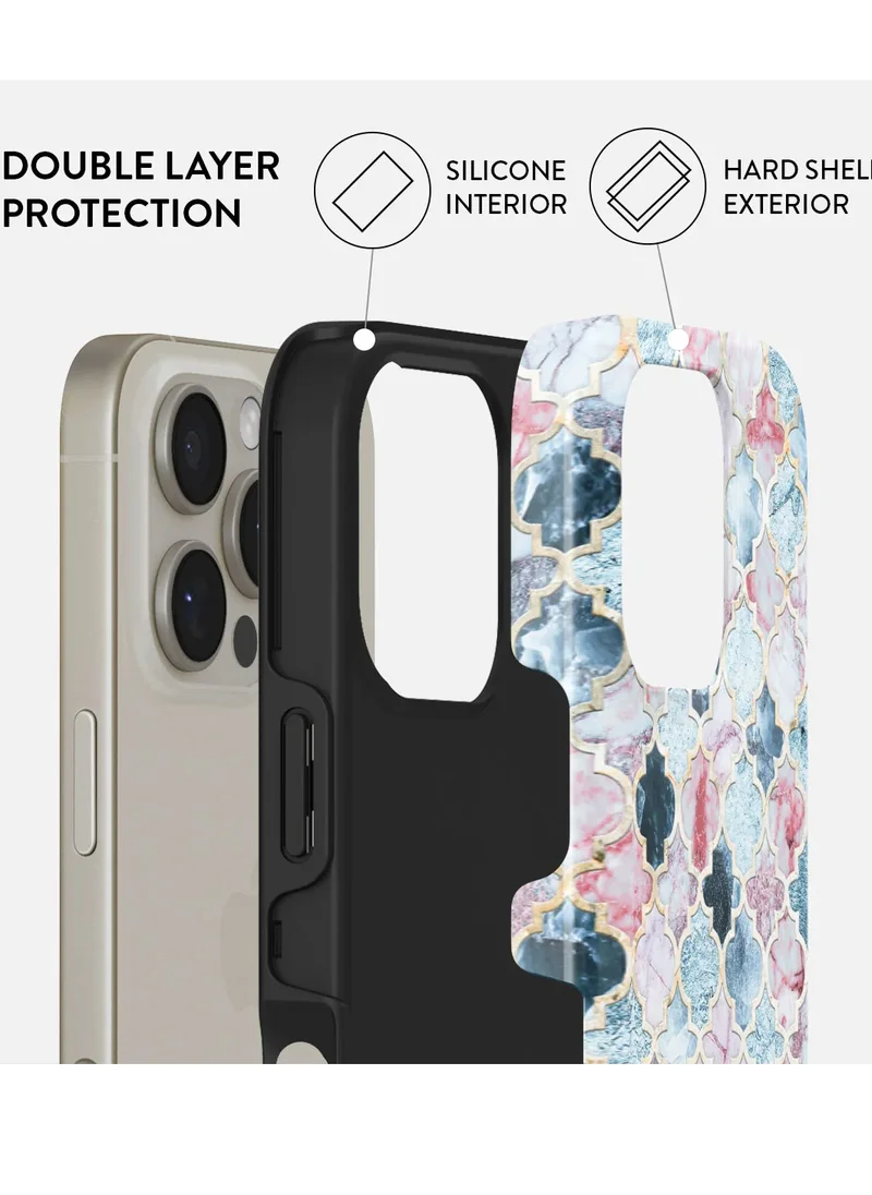 بورجا غطاء فاخر لامع لجهاز iPhone 16 Pro غطاء أنيق بتصميم فاخر مزين باللمعان، متوافق مع طبقتين من السيليكون للحماية الكاملة. يتميز بلون "Pink Beach" الجذاب، مما يجمع بين الأناقة والمتانة لحماية هاتفك بأسلوب مميز.