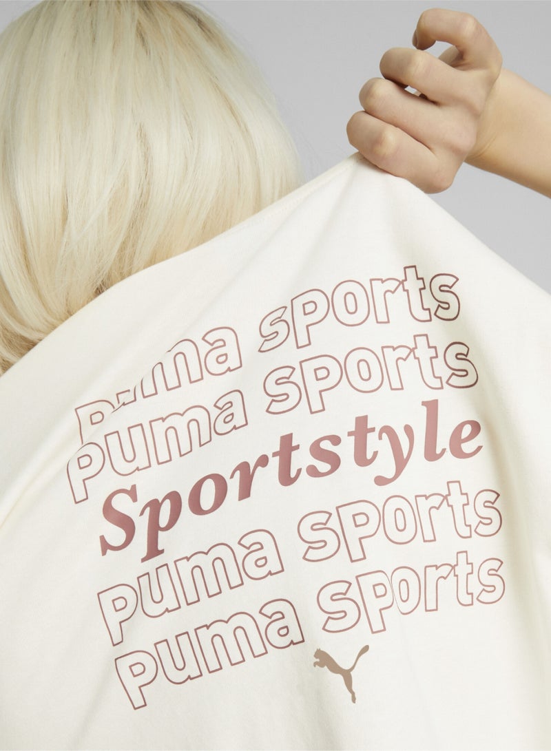 بوما تيشيرت للنساء PUMA Team Graphic  - Image 3