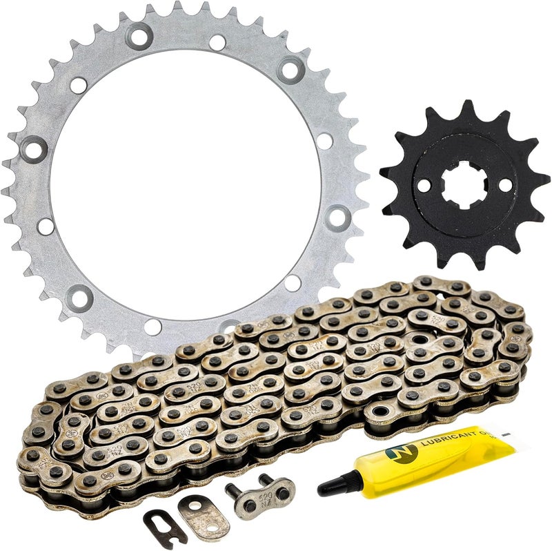 NICHE Drive Sprocket Chain Combo for Yamaha Blaster 200 YFS200 Front 13 Rear 40 Tooth 520NZ Standard 92 Links - Image 1
