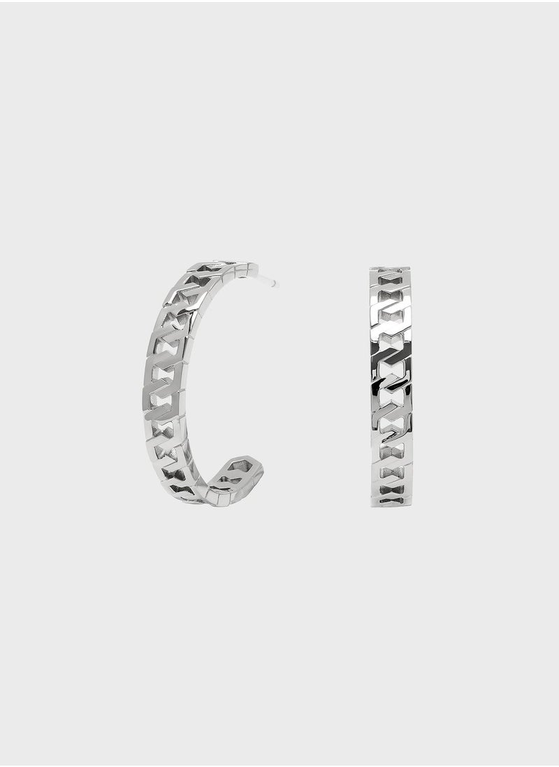 OLIVIA BURTON - Scott Lila Hoop Earrings - Image 1