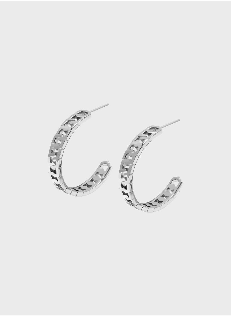 OLIVIA BURTON - Scott Lila Hoop Earrings - Image 1