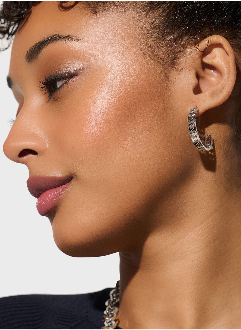 OLIVIA BURTON - Scott Lila Hoop Earrings - Image 1