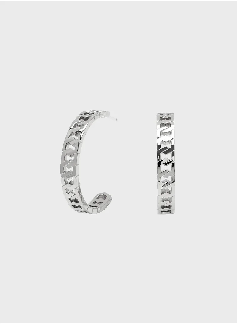 OLIVIA BURTON Scott Lila Hoop Earrings