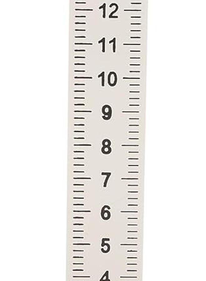مسطرة تسوية البلاط المتدرجة من أربعة جوانب مع أداة قياس الكفاف لتحديد موضع بلاط السقف والأرضيات - Image 1