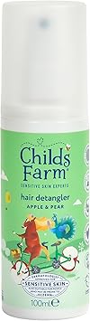 Childs Farm 3 in 1 Hair Detangler Spray Heat Styling Protector Apple and Pear Fragrance Children Kids 100ml - Image 1