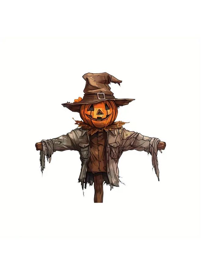 Creative Cartoon Pumpkin Scarecrow Light Switch Sticker Decor for Living Room Bedroom - Image 5