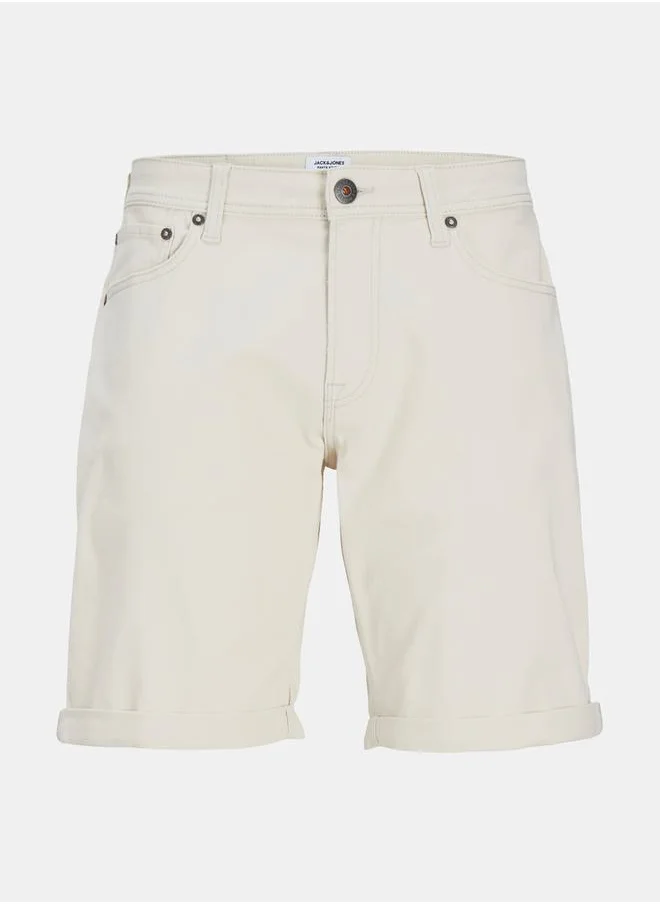جاك اند جونز Roll Up Hem Rick Shorts