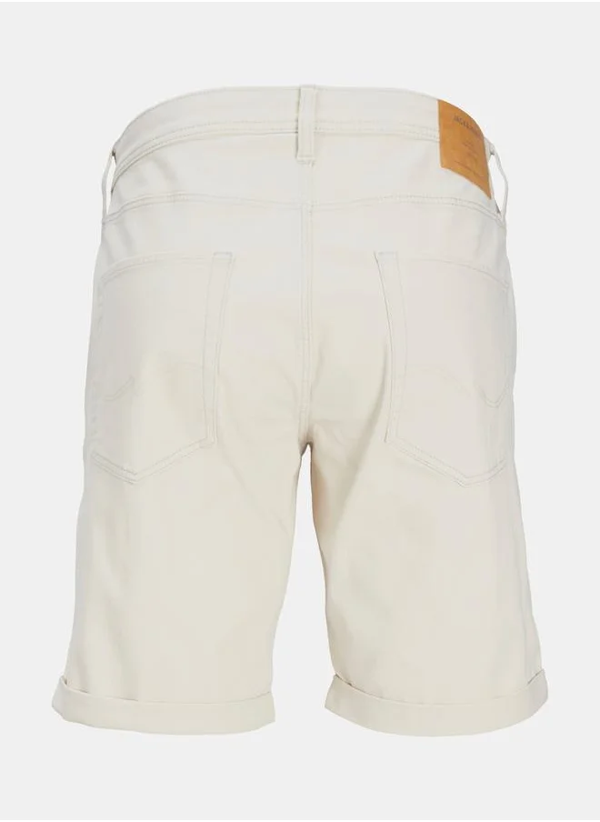 جاك اند جونز Roll Up Hem Rick Shorts