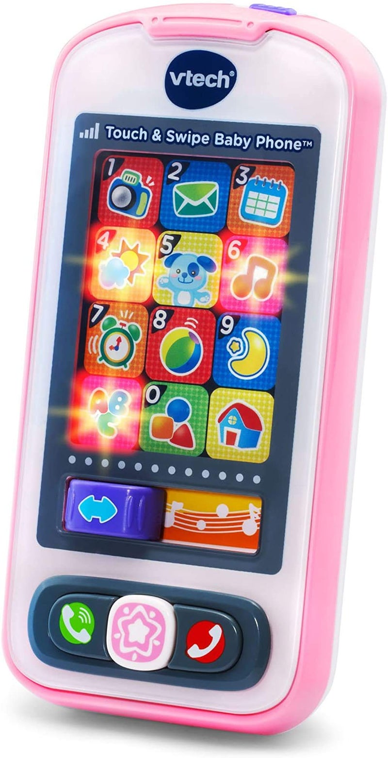 vtech هاتف الأطفال من VTech باللمس والسحب، وردي - Image 1