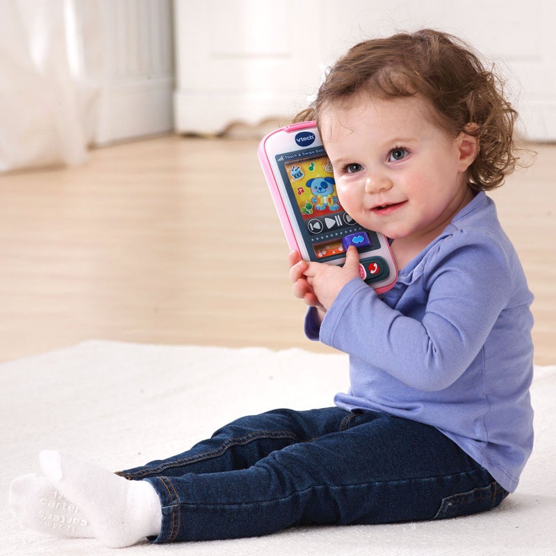 vtech هاتف الأطفال من VTech باللمس والسحب، وردي - Image 4
