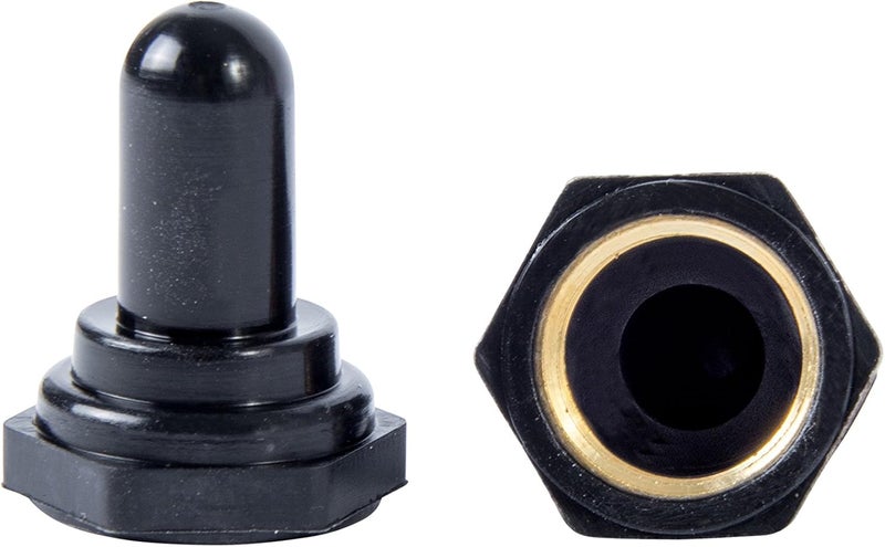 Gardner Bender GSW-20 Electrical Toggle Switch Covers - Pack of 2, Black EDPM Rubber, Moisture and Dust Resistant - Image 2