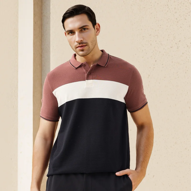 سبلاش فيڤ Striped Regular Fit Polo T-shirt
