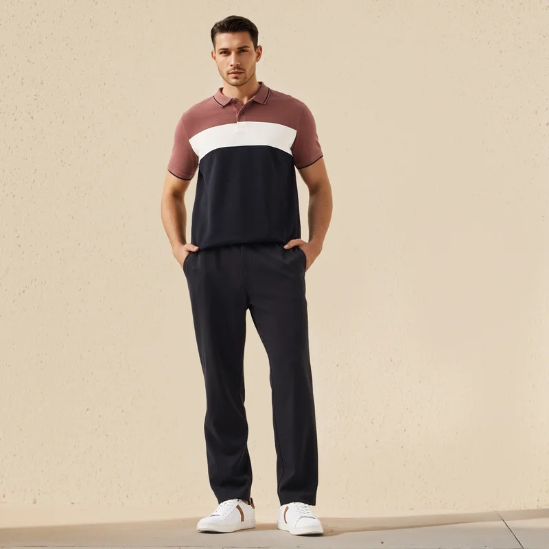 سبلاش فيڤ Striped Regular Fit Polo T-shirt