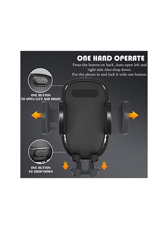 PTZ VISION Phone Holder,Adjustable Curved Arm Dashboard Mount Mobile Suction Cup Holder with Slipper,360 Degree Rotation Windshield Cell Phone Cradle for iPhone 12 Pro Max,iPhone 11 - Image 5