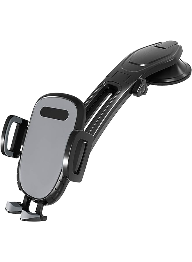 PTZ VISION Phone Holder,Adjustable Curved Arm Dashboard Mount Mobile Suction Cup Holder with Slipper,360 Degree Rotation Windshield Cell Phone Cradle for iPhone 12 Pro Max,iPhone 11 - Image 1