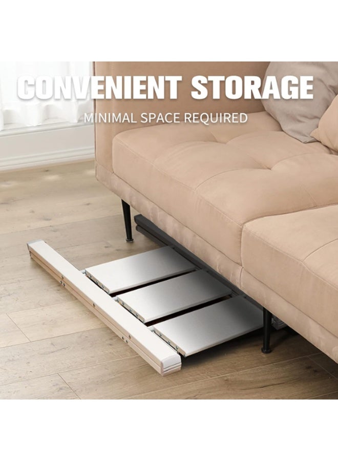 Smart Kitchen 3-Step Foldable Steel Ladder – Sturdy and Safe up to 150 kg, Versatile Design with Non-Slip Steps - Image 3